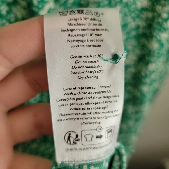 Sezane Vic Dress in Garden Green size 40 - Picture 10 of 10